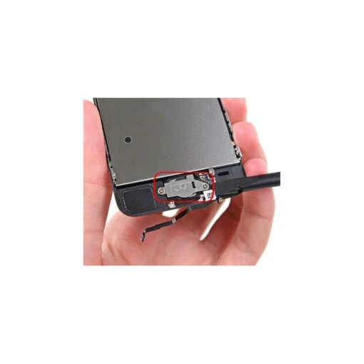 IPhone 5S / SE : Plaque Métal Fixation Nappe Home - Image 2