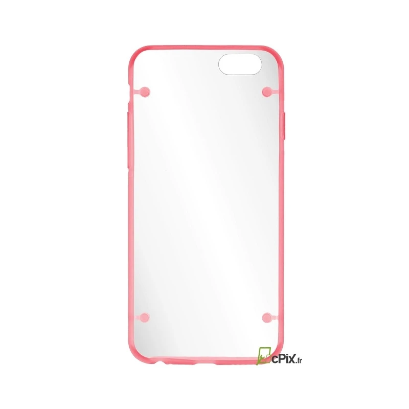 IPhone 6 / 6S : Coque Bumper Transparent Et Rose - Accessoire 3 IPhone 6 / 6S : Coque Bumper Transparent Et Rose - Accessoire