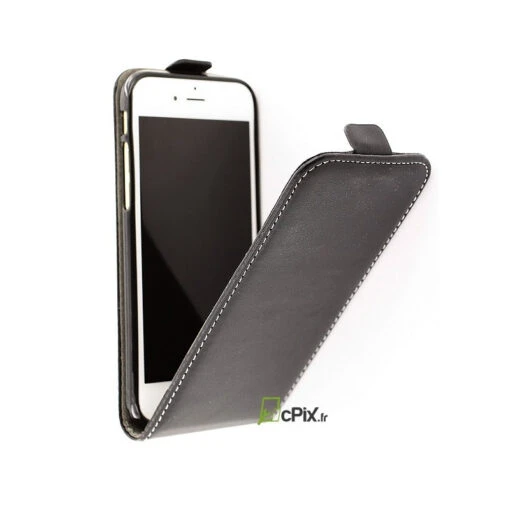 IPhone 6 Plus : Etui Rabat Noir - Accessoire - Image 2