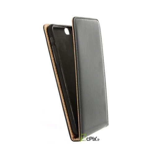 IPhone 6 Plus : Etui Rabat Vertical En Simili Cuir Noir - Accessoire - Image 2