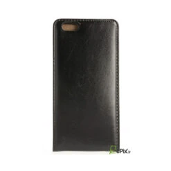 IPhone 6 Plus : Etui Rabat Vertical En Simili Cuir Noir - Accessoire