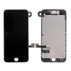 IPhone 7 : Complet Ecran Noir (LCD + Vitre Tactile + Caméra Avant + Ecouteur Assemblés)