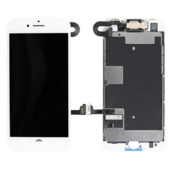 IPhone 8 : Complet Vitre écran Premium Blanc (LCD + Vitre Tactile + Caméra Avant + Ecouteur Assemblés)