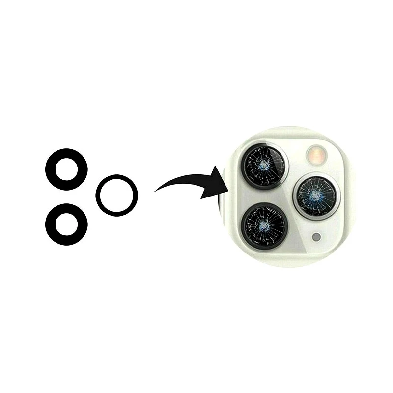 IPhone 13 Pro / 13 Pro Max : Lot De 3 Lentilles Appareil Photo Arrière 4 IPhone 13 Pro / 13 Pro Max : Lot De 3 Lentilles Appareil Photo Arrière - Image 2