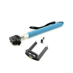 Perche Télescopique Bleue Pour Selfie Smartphone -TechNest Store perche telescopique bleue pour selfie smartphone 1