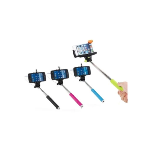 Perche Télescopique Noire Pour Selfie Smartphones : IPhone Galaxy Note Huawei... - Image 11