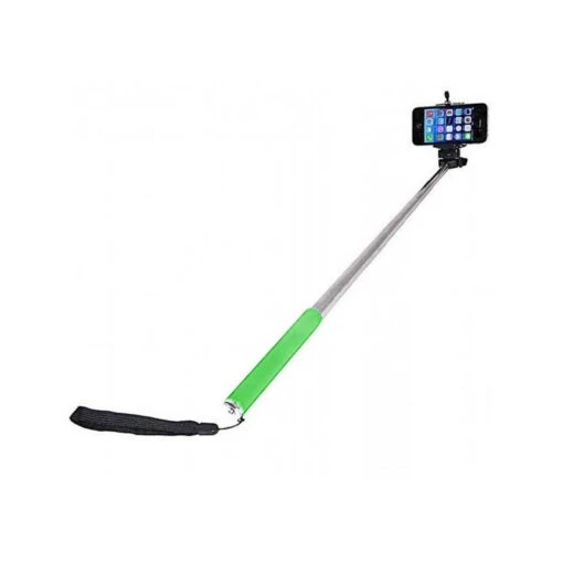 Perche Télescopique VERTE Pour Selfie Smartphone - Image 3