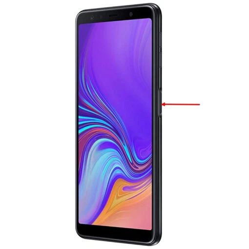 Galaxy A7 2018 (SM-A750F) : Nappe Power + Lecteur Empreintes Digitales - Image 2