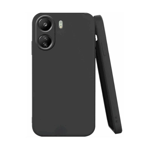 Redmi 13C / Poco C65 : Coque Silicone TPU Noire