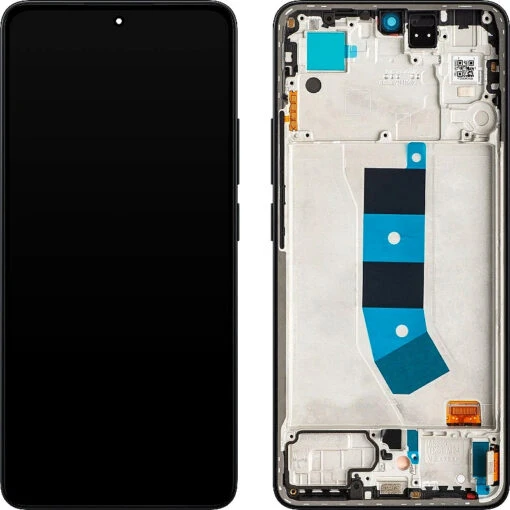 Redmi Note 13 4G : Vitre Tactile écran LCD + Châssis Noir - Image 2