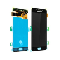 Galaxy A3 2016 (A310) : Vitre Tactile écran Super Amoled Noir. Officiel Samsung -TechNest Store samsung galaxy a3 2016 ecran noir 2