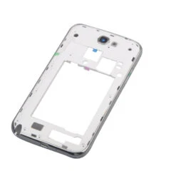 Samsung Galaxy Note 2 : Chassis Blanc Contour Argent Arrière