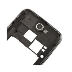 Samsung Galaxy Note 2 : Chassis Gris Contour Argent Arrière -TechNest Store samsung galaxy note 2 chassis gris contour argent arriere 1