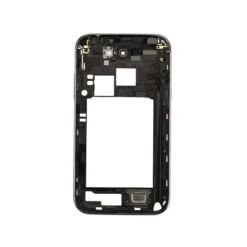 Samsung Galaxy Note 2 : Chassis Gris Contour Argent Arrière -TechNest Store samsung galaxy note 2 chassis gris contour argent arriere 2