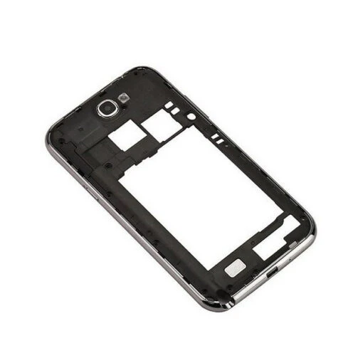 Samsung Galaxy Note 2 : Chassis Gris Contour Argent Arrière