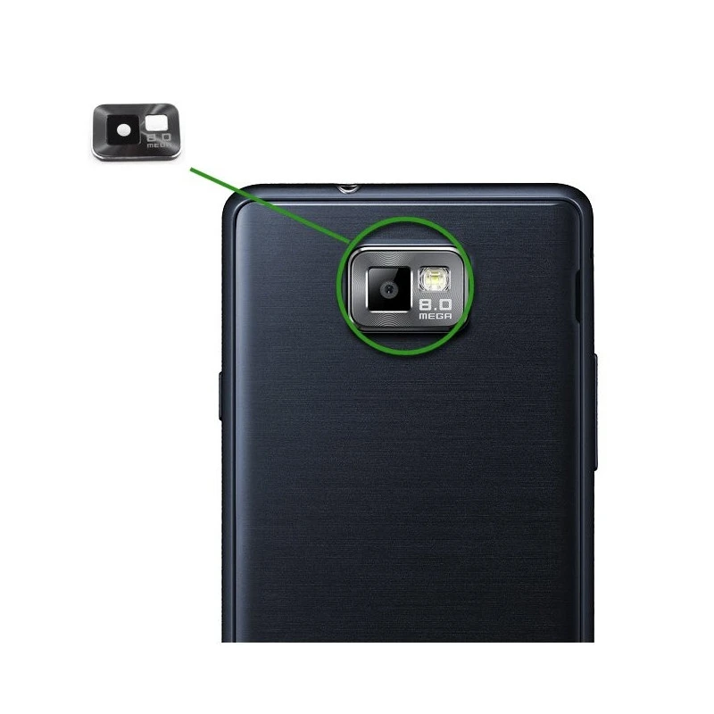 Samsung Galaxy S 2 : Lentille Caméra Arrière / Appareil Photo - Pièce Détachée 4 Samsung Galaxy S 2 : Lentille Caméra Arrière / Appareil Photo - Pièce Détachée - Image 2