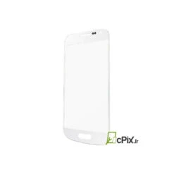 Samsung Galaxy S4 Mini GT-i9195 : Vitre Blanche Sans Logo