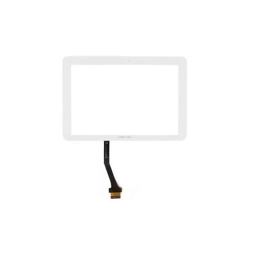 Samsung Galaxy Tab 10.1 GT-P7500 : Vitre Tactile Blanche De Remplacement