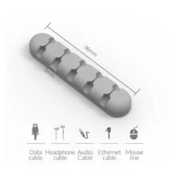 Support Adhésif Porte Range Câbles USB -TechNest Store support adhesif porte range cables usb 4