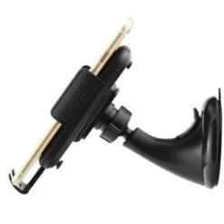 Support Voiture Universel Noir Pour Smartphone -TechNest Store support noir smartphone universel pour voiture 1