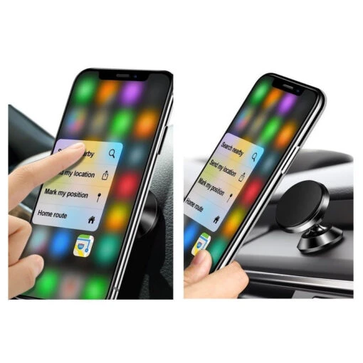 Support Universel Magnétique 360° Smartphones IPhone, Galaxy, Note, Huawei - Image 3