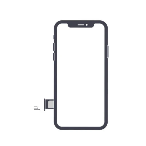 IPhone 12 / IPhone 13 : Tiroir Sim Noir - Image 2
