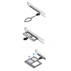 Galaxy A40 (SM-A405F) : Tiroir Cartes Sim / Micro SD -TechNest Store tiroir sim sd galaxy a40 1