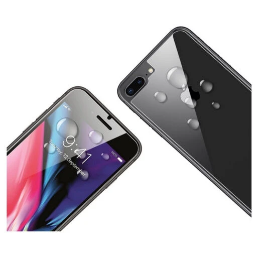 IPhone 8 Plus : Verre Trempé Avant + Arrière De Protection - Image 3
