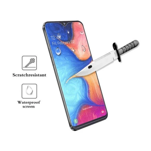 Galaxy A10e / A20e (A102 / A202) : Verre Trempé De Protection - Image 2