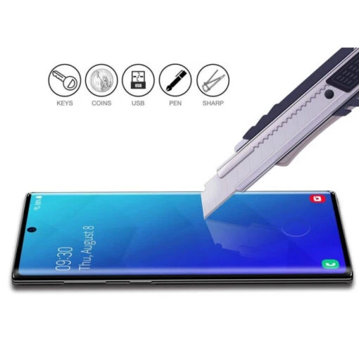 Galaxy Note 10 (N970) : Verre Trempé De Protection - Image 2