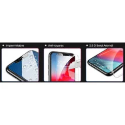 IPhone XS Max, 11 Pro Max : Verre Trempé Protection D'écran -TechNest Store verre trempe iphone xs max 4