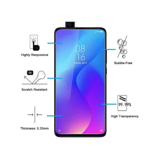 Xiaomi Mi 9T / 9T Pro : Verre Trempé De Protection - Image 3