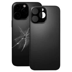 Vitre Arrière IPhone 16 Pro Titane Noire -TechNest Store vitre arriere iphone 16 pro noire 2