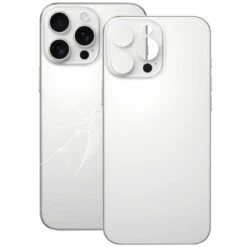 Vitre Arrière IPhone 16 Pro Titane Blanche -TechNest Store vitre arriere iphone 16 pro titane blanche 2