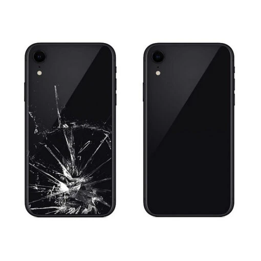IPhone XR : Vitre Arrière Noire - Image 2