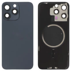 Vitre Arrière Avec Magsafe Titane Bleu IPhone 15 Pro Max
