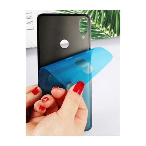 Xiaomi Redmi Note 7 : Vitre Arrière Noire - Image 2