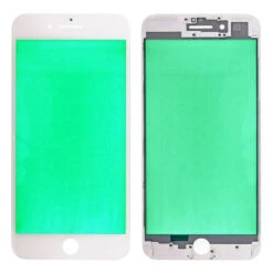 IPhone 7 Plus : Vitre Sur Châssis Blanc Assemblé
