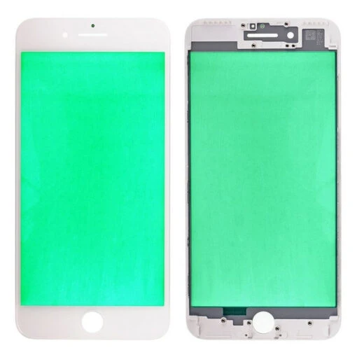IPhone 7 Plus : Vitre Sur Châssis Blanc Assemblé