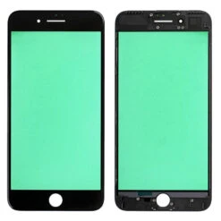 IPhone 7 Plus : Vitre Sur Châssis Noir Assemblé