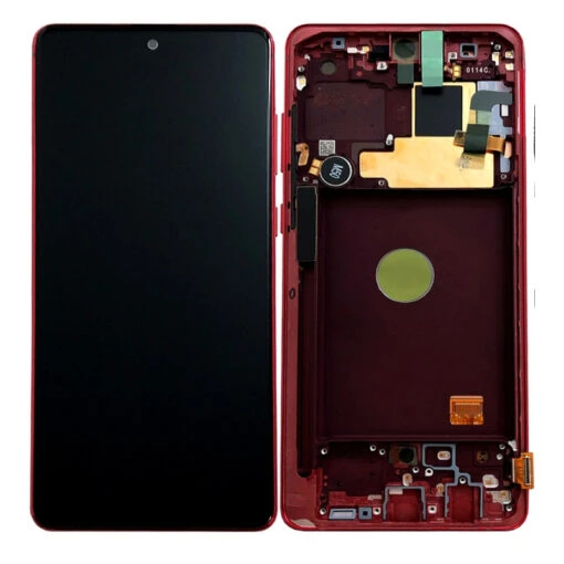 Galaxy Note 10 Lite (SM-N770F / DS) : Vitre Tactile écran Rouge Cardinal. Officiel Samsung - Image 4