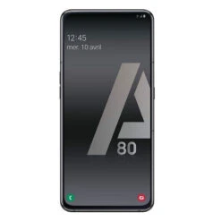 Galaxy A80 (A805) Noir : Vitre Tactile écran Super Amoled + Châssis. Officiel Samsung